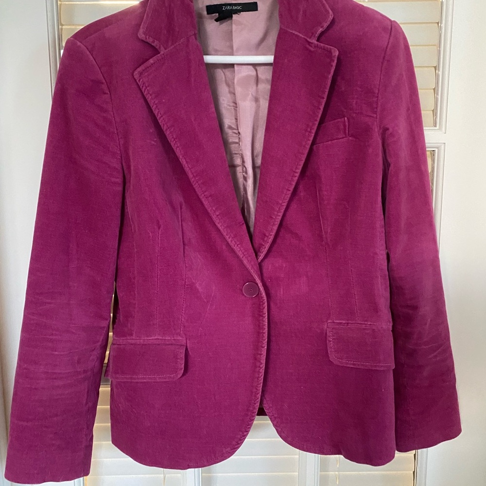 Zara pink blazer